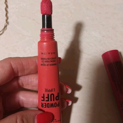 Nyx cosmetics used, Power Puff Lippie and Lipstick Lingerie XXL