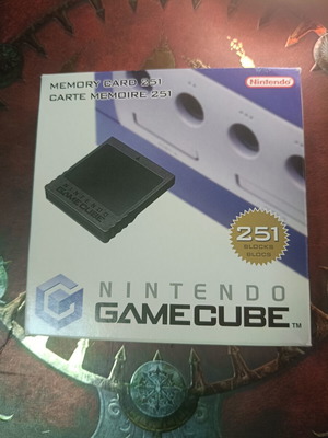 Nintendo GameCube Memory Card 251 μπλοκ σαν καινούργιο στο αυθεντικό κουτί