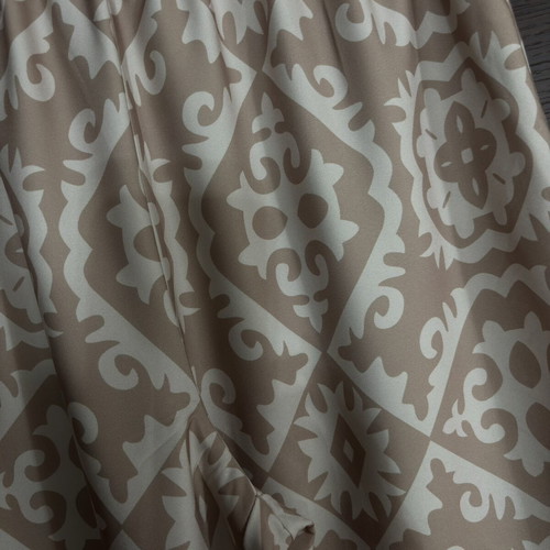 Shein kimono shirt and palazzo pants set new, beige and brown