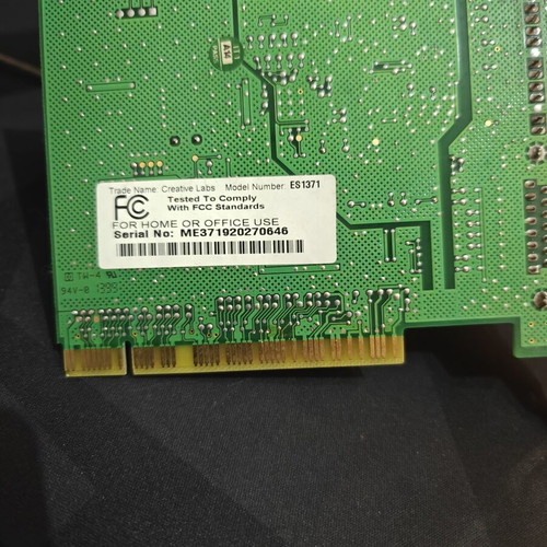 Creative Sound Blaster PCI 128 sound card ES1371/ES1373 with CD audio cable