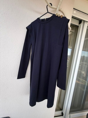 Billy Sabbado dress navy blue with gold details like new, autumn-winter