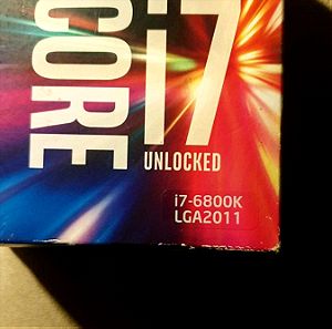 Intel I7 6800K LGA2011