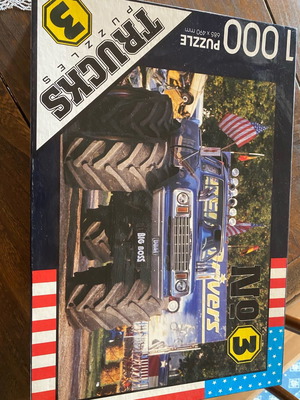 Trucks Puzzle No 3 1000 Pieces Used