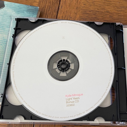 Kylie Minogue Light Years CD limited Australian Tour 2-disc edition used