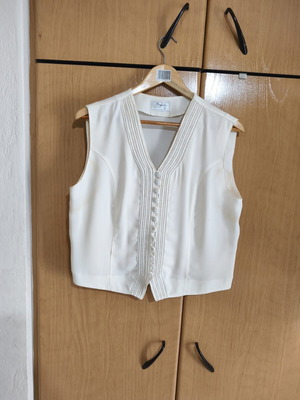 Vest in beige shade like new, size M