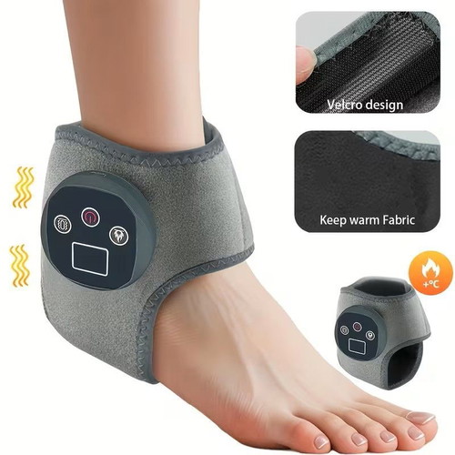Wireless electric massage device like new with pneumatic vibration and heating