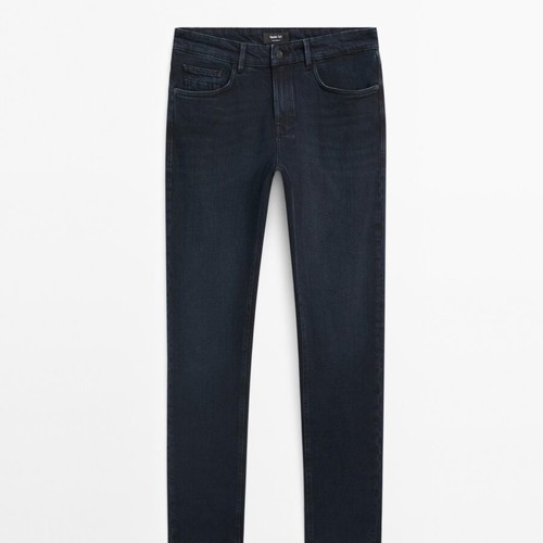 Τζιν slim fit σκούρο μπλε καινούργιο, μέγεθος 42