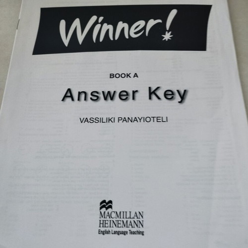 Winner! Book A English Learning Set like new by Michael Vince