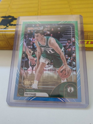 Payton Pritchard /249 Boston Celtics 2025-26 Topps NBA Hoops card