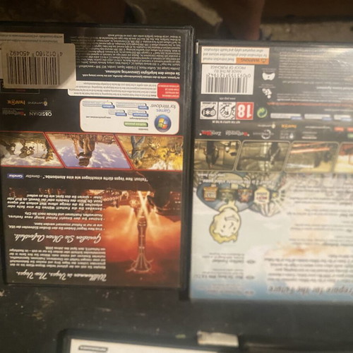 Fallout 3 and New Vegas PC games like new, set of two