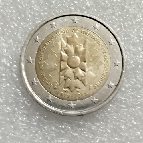 France 2018 commemorative 2 euro circulation coin
