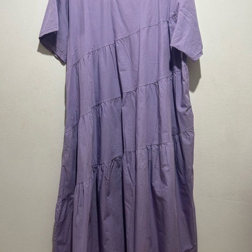 Women's violet dress with pockets like new