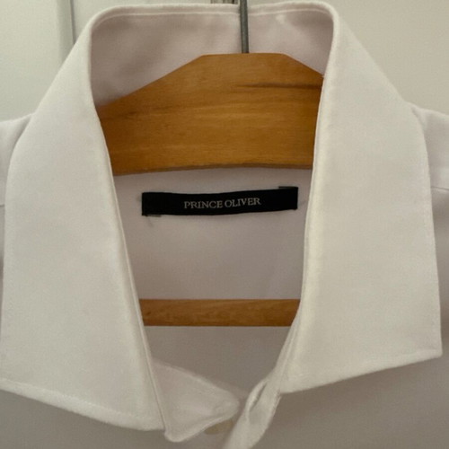 Prince Oliver men's dress shirt, white, size M