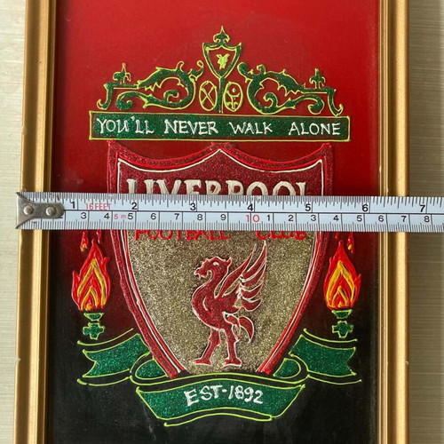Liverpool Football Club Emblem in Frame like new, official replica