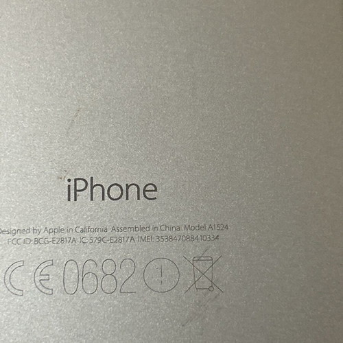 Apple iPhone A1524 used for spare parts without charger
