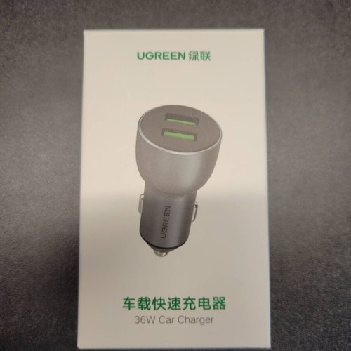 Ugreen Car Set 36W Dual USB Charger and Bluetooth AUX Receiver like new