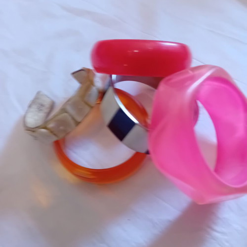 Bracelets used, colorful set