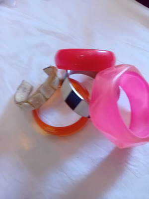 Bracelets used, colorful set