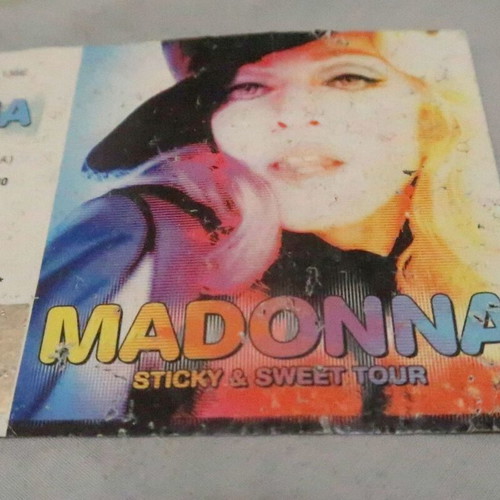 Madonna concert ticket used