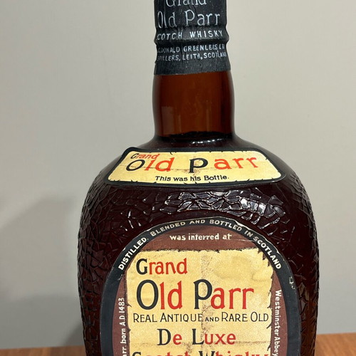 Grand Old Parr De Luxe Blended Scotch Whisky new, vintage 1980, aged 152 years