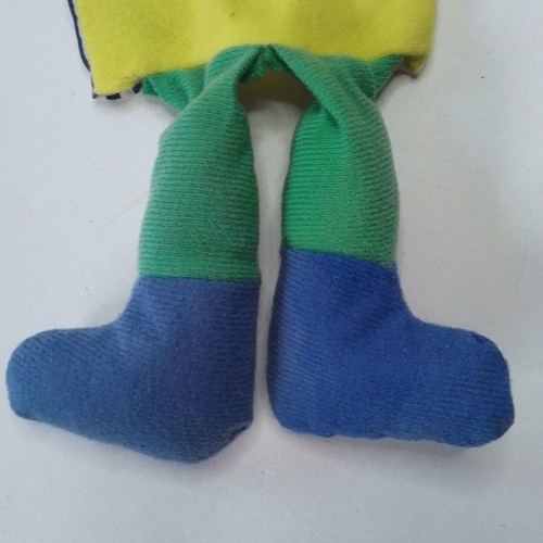 Vintage frog puppet glove with whistle fru fru used