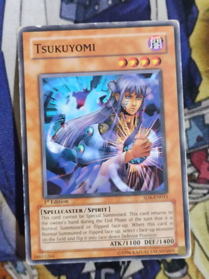 Yu-Gi-Oh! Tsukuyomi συλλεκτική κάρτα, 1st Edition
