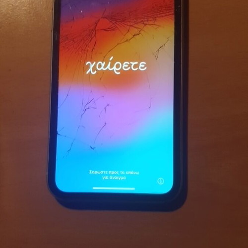 iPhone XR used, white, functional for apps only