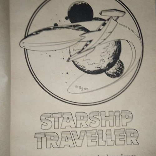 Starship Traveller book used in good condition