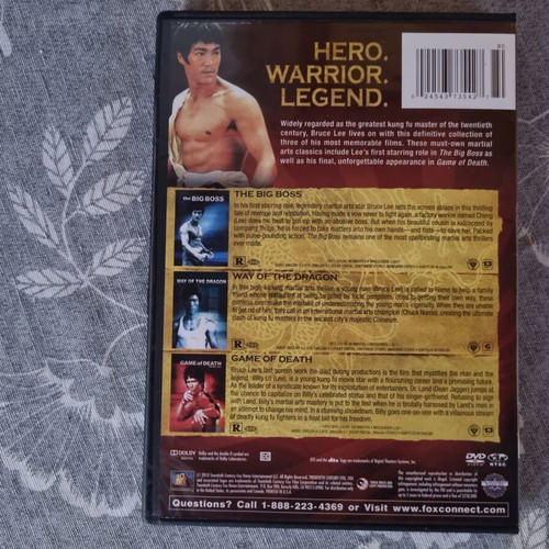 Bruce Lee Classics 3-Disc DVD set like new