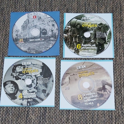 2ος Παγκόσμιος Πόλεμος 14 DVD ντοκιμαντέρ καινούργια σε άριστη κατάσταση