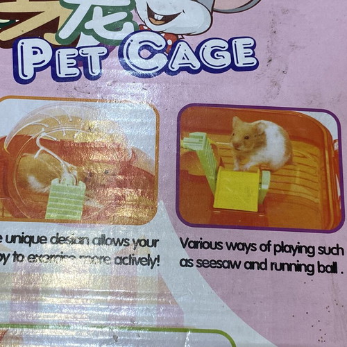 Pet Greece Hamster Cage new, multifunctional gym for small rodents
