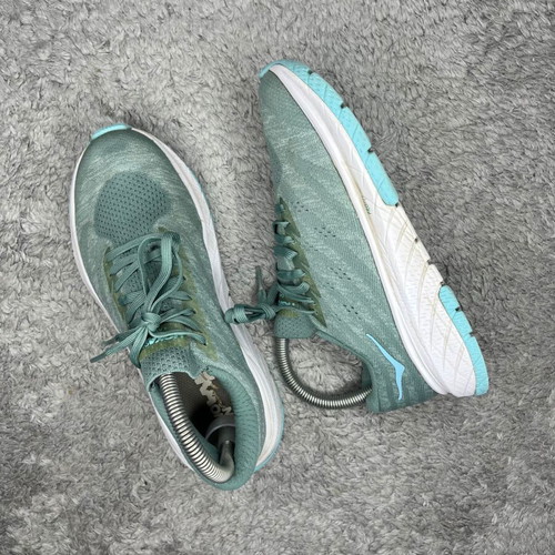 Hoka One One Cavu 3 women's sports shoes like new, turquoise, size 37