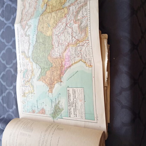 World Geographic Atlas 1937 used, periodic edition with about 20 maps
