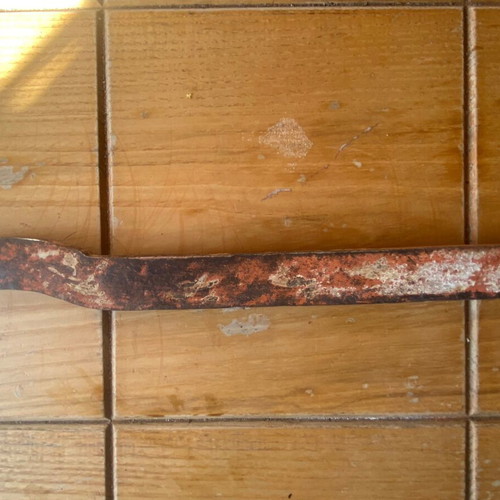 Old store door and window bars used, set of 2