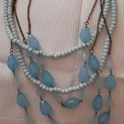 Jewelry new, set of 6 necklaces, 1 pendant, 2 rings, 1 bracelet