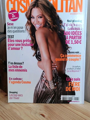 Cosmopolitan Γαλλικό σαν καινούργιο, τεύχος Δεκέμβριος 2011 με Beyonce