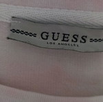 Crop sweatshirt Guess like new, white and pink, size S