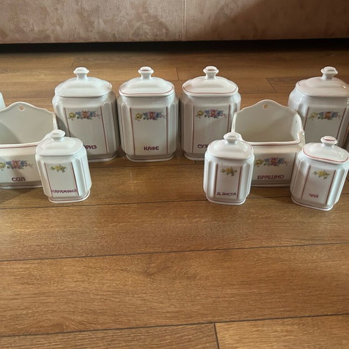 Porcelain Spice Set custom made, elegant design