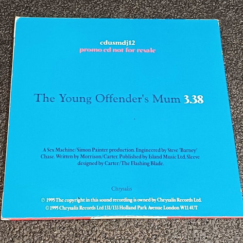 Carter The Unstoppable Sex Machine The Young Offender's Mum CD used, alternative