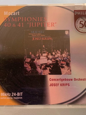 Mozart Symphonies 40 & 41 Jupiter CD used, classical music