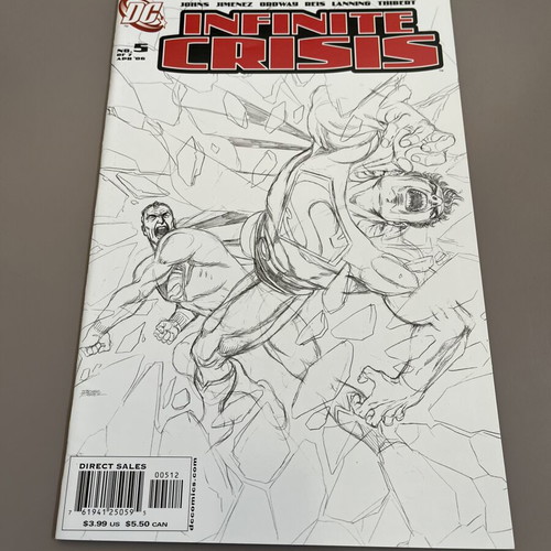Infinite Crisis sketch variant covers, issues 3-6
