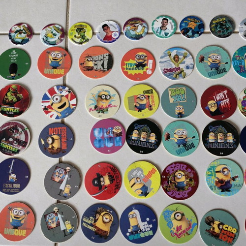 Tapes used with Minions, Gormiti and Greek football players