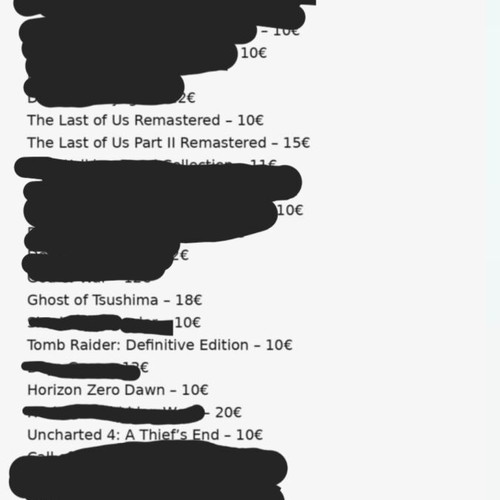 PS4 game bundle 6 games like new