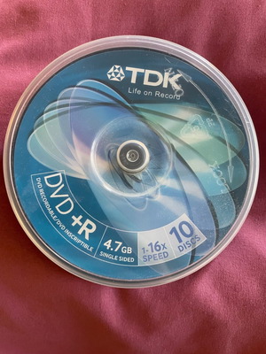DVD+R σε συσκευασία, πακέτο 9 τεμαχίων