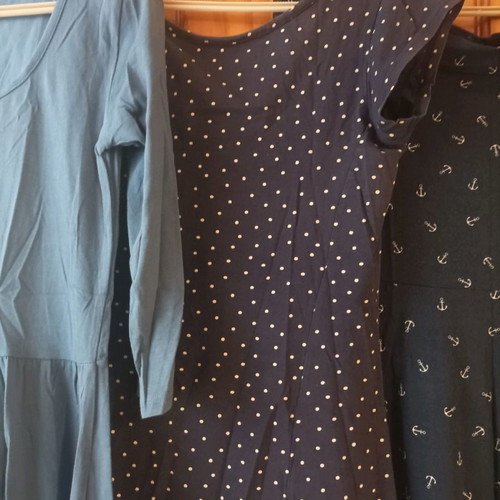 Women's dresses used, pack of 3 blue, size L-XL