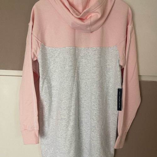 Nike Heritage Hoodie Dress new, size small, gray and pink