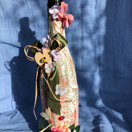 Handmade Easter bottle new, home decoration