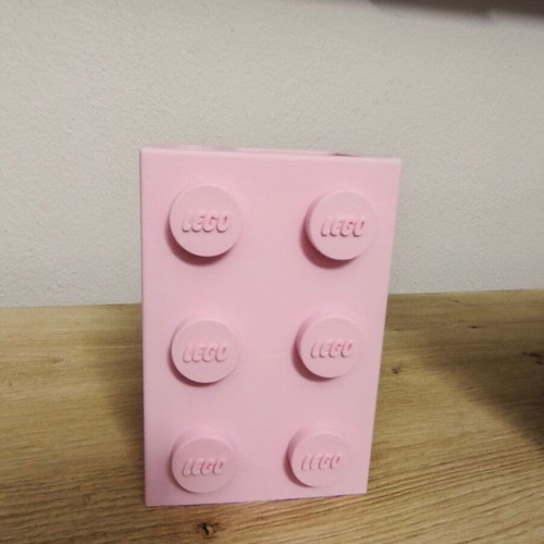 Lego Toothbrush case new, 3D printed from PLA plastic