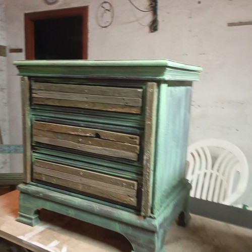 Rustic bedside tables