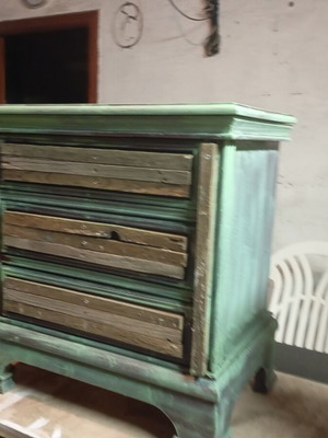 Rustic bedside tables